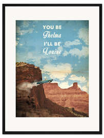 Gerahmter Kunstdruck Thelma and Louise (Englisch)