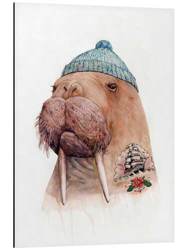 Obraz na aluminium Tattooed Walrus