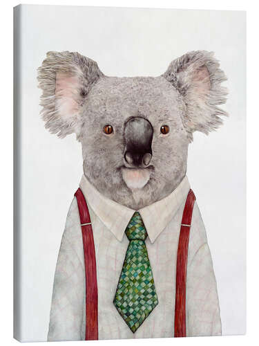 Canvas-taulu Koala in a tie