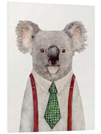 Cuadro de PVC Koala con una corbata - Animal Crew