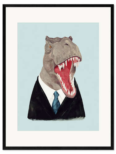 Innrammet kunsttrykk Tyrannosaurus Rex