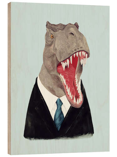 Cuadro de madera Tyrannosaurus Rex