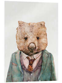 Acrylglasbild Wombat