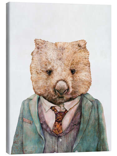 Canvas print Wombat