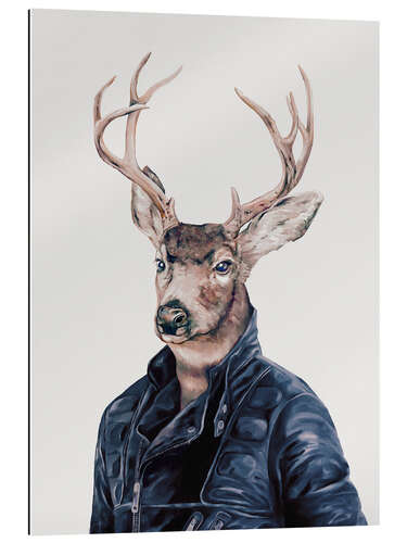 Galleritryck Deer with jacket