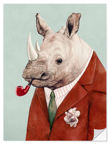 Wall sticker Rhino