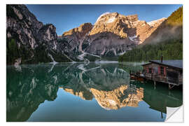 Naklejka na ścianę Braies Lake - Dolomite Alps