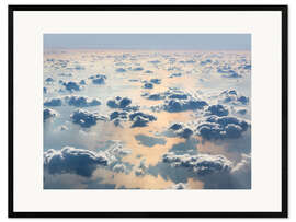 Framed art print Above the clouds