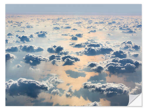 Vinilo para la pared Cielo sobre las nubes