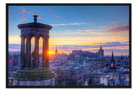 Gerahmter Kunstdruck Schottland Edinburgh - Calton Hill