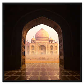 Gerahmter Kunstdruck Taj Mahal Indien