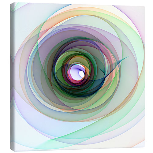 Canvas print Colourful spiral