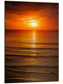 Magnettafel Sonnenaufgang im Meer