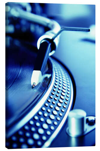 Canvas print record player