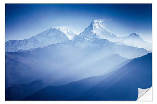 Sisustustarra Annapurna mountains in sunrise light