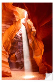 Sticker mural Rayons de soleil dans l'Antelope Canyon, Arizona