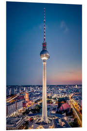 Hartschaumbild Berlin bei Nacht