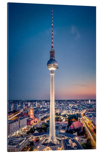 Tableau en plexi-alu Berlin la nuit