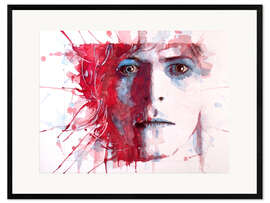 Framed art print The prettiest star : David Bowie