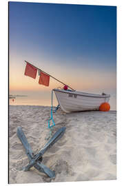 Magnettafel Kellenhusen Fischerboot Ostsee Anker