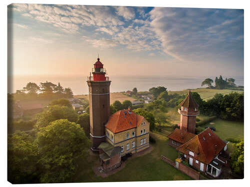 Canvas print Dahme Lighthouse Baltic Sea Aerial View