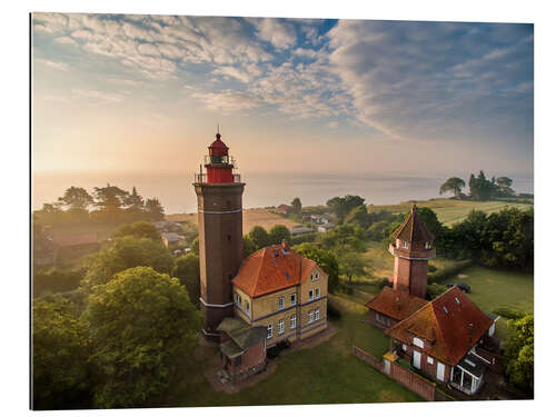 Gallery print Dahme Lighthouse Baltic Sea Aerial View