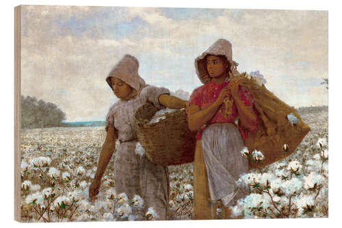 Trätavla The Cotton Pickers