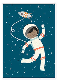 Wandbild Astronaut - Sandy Lohß