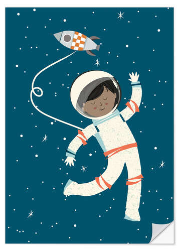 Wandsticker Astronaut