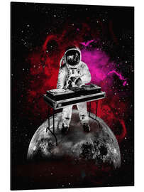 Magnettafel Space Astronaut DJ