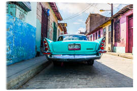 Akrylbillede  Oldtimer in Cuba - Reemt Peters-Hein