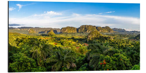 Aluminium print Vinales Valley