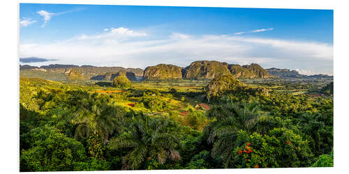 Foam board print Vinales Valley