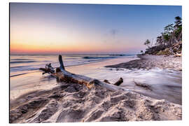 Magnettafel Weiße Sommernacht am Weststrand auf dem Darß