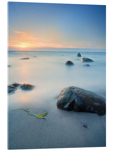 Acrylic print Glowing stones