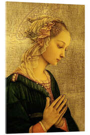 Akrylbillede  Madonna - Fra Filippo Lippi