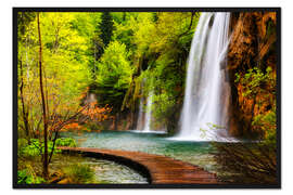 Gerahmter Kunstdruck Wege zur Entspannung V