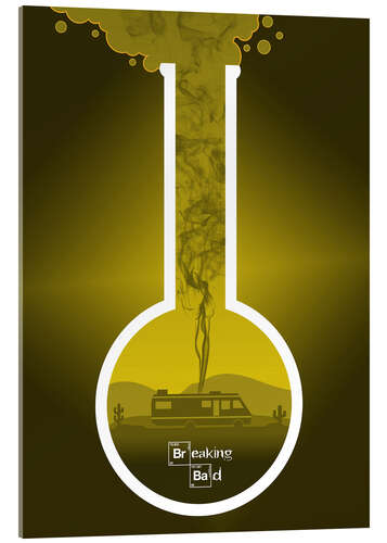 Akrylglastavla Breaking Bad - Fanart production version in yellow alternative