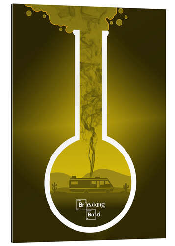 Galleritryck Breaking Bad - Fanart production version in yellow alternative