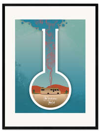 Plakat artystyczny premium w ramie Breaking Bad