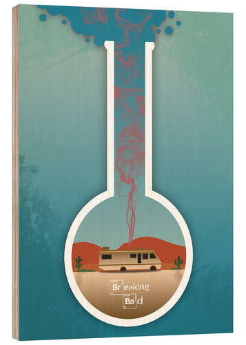Wood print Breaking Bad