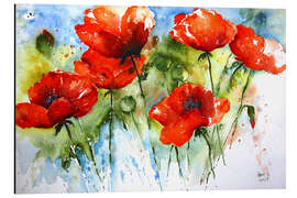 Magnettafel Mohn I