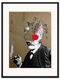 Gerahmter Kunstdruck Freud'sche Gedanken