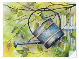 Autocolante decorativo WATERING CAN