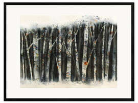 Impression artistique encadrée Birken