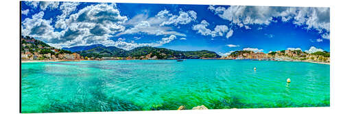 Tableau en aluminium Port Soller Panorama