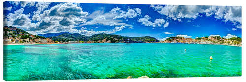 Leinwandbild Port Soller Panorama