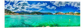 Foam board print Port Soller Panorama