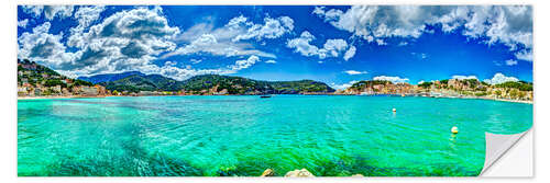 Vinilo para la pared Port Soller Panorama