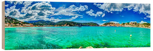 Obraz na drewnie Port Soller Panorama